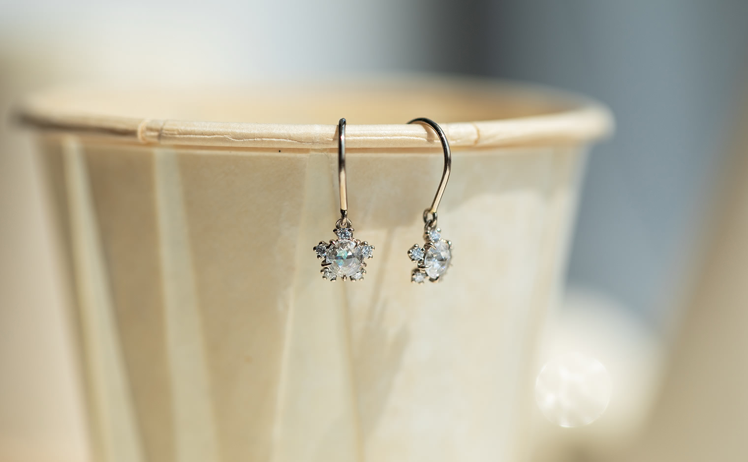 Snowflake Earrings-Victorian