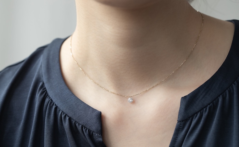 Solitaire Necklace-Grande