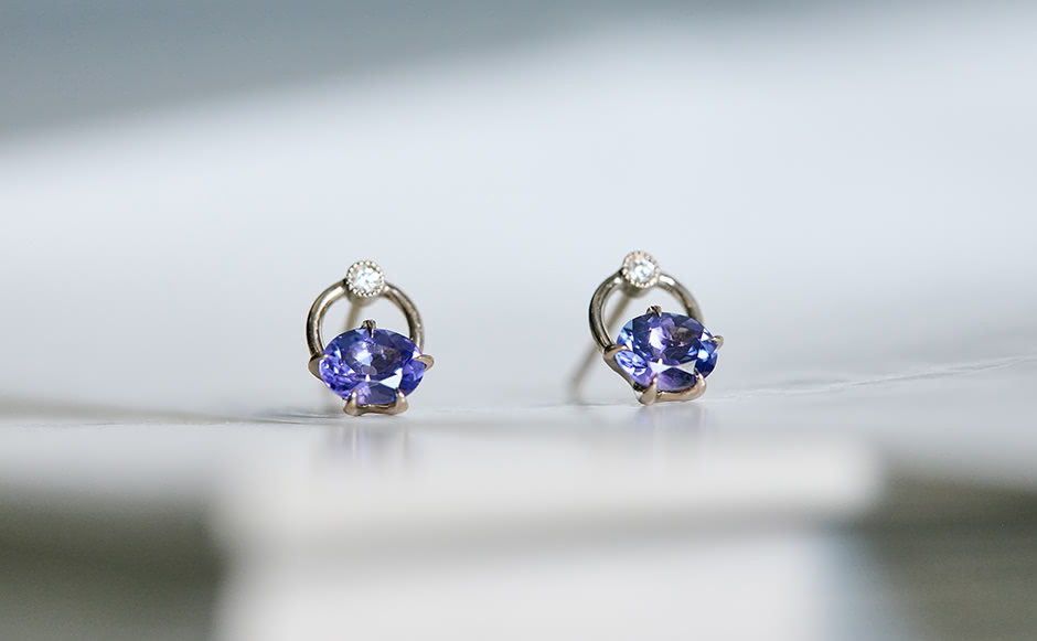 Handle Studs-Tanzanite
