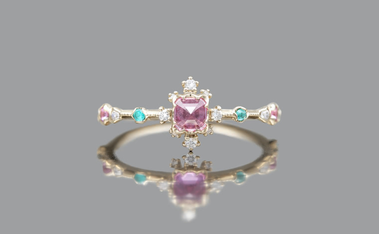 【Tariff Ring 星川サラ】NF 1枚 GA Tariff Ring 星川サラ】NF 1枚 GA Diamond Leaf Ring 1/20 ct tw