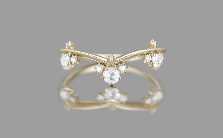 Curved Crown Ring | ka0232aa