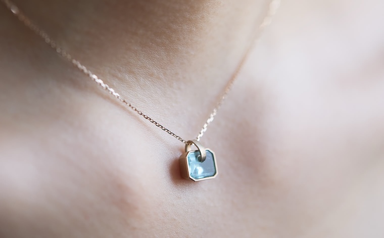 Celeste Aquamarine Necklace