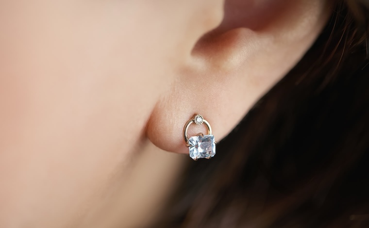 Handle Studs-Aquamarine