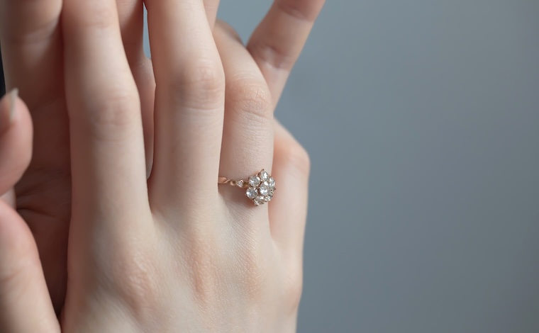 Twisting Sunflower Ring