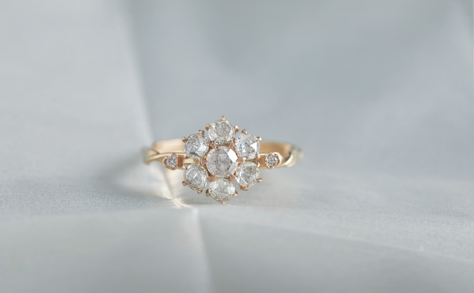 Twisting Sunflower Ring
