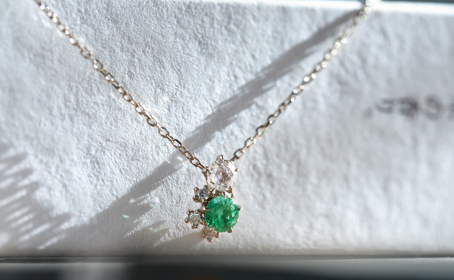 Crest Necklace-Emerald
