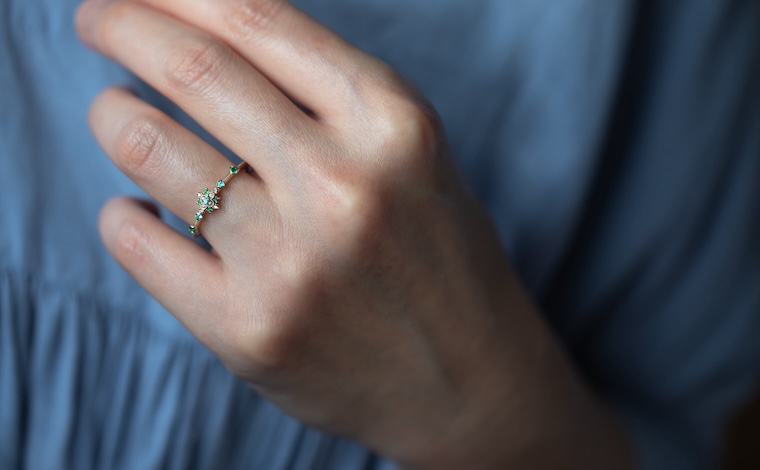 Orchid Ring-Evergreen