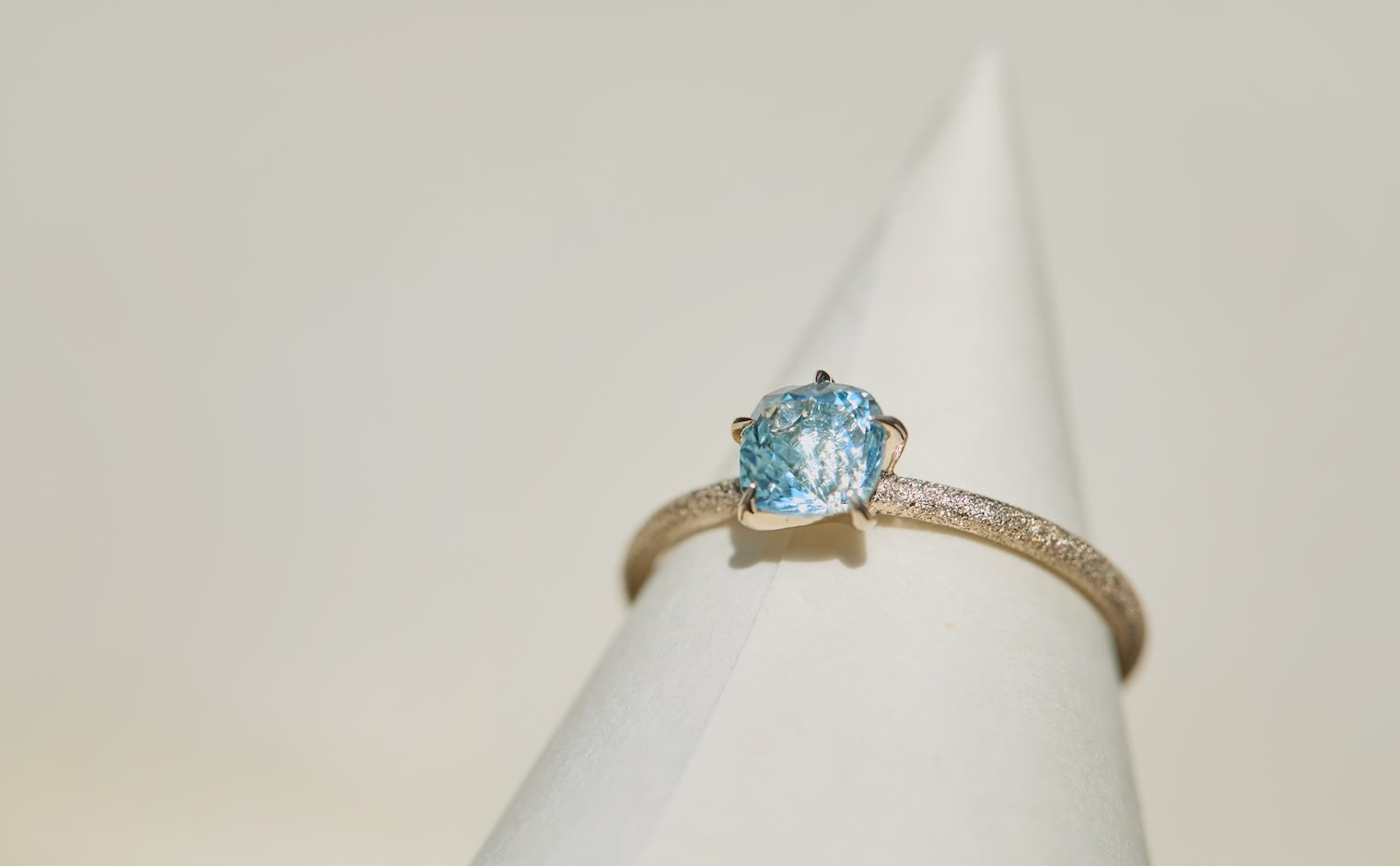 Stardust Ring-Aquamarine