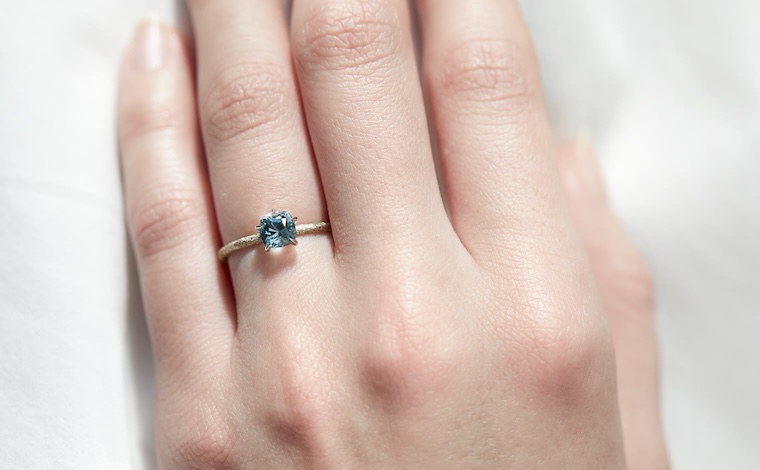Stardust Ring-Aquamarine