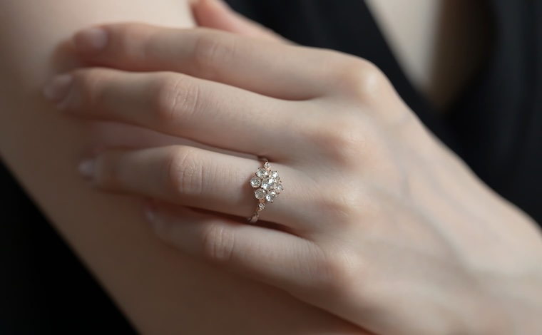 Twisting Sunflower Ring