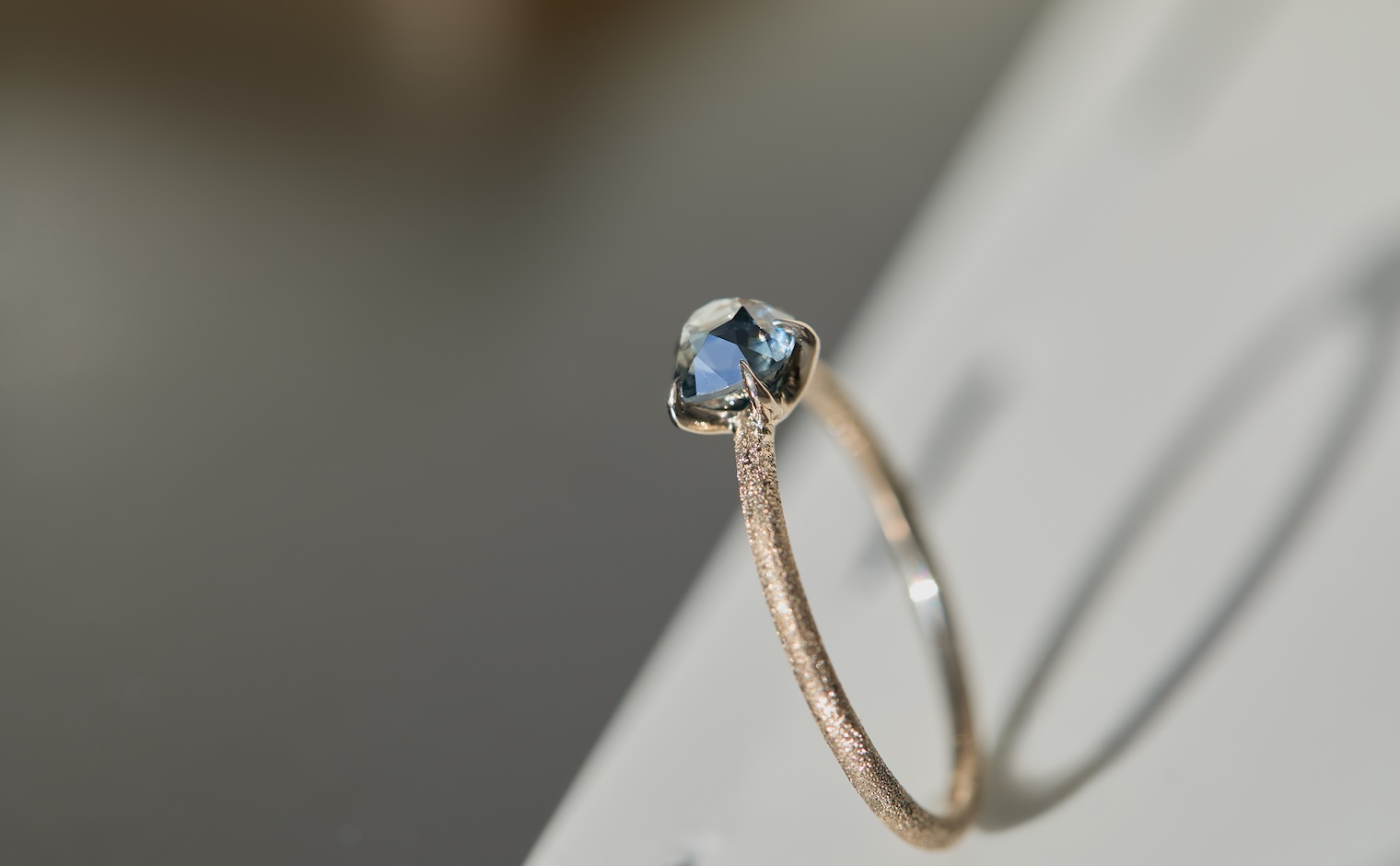 Stardust Ring-Black Spinel