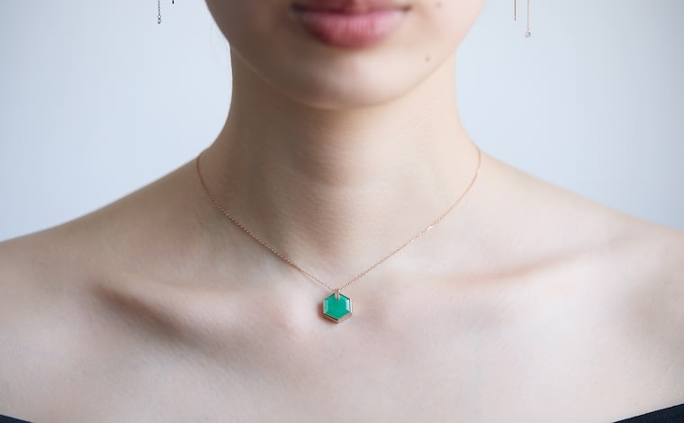 Lumen Emerald Necklace