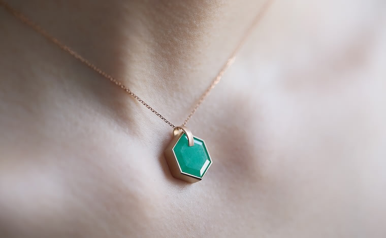 Lumen Emerald Necklace