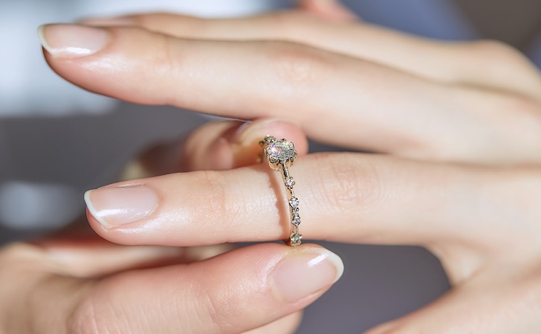 Paeonia Ring-Diamond