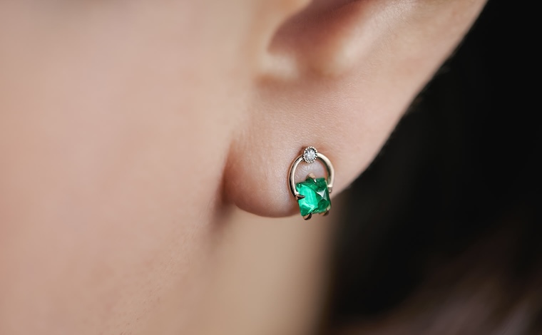 Handle Studs-Emerald