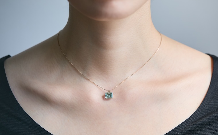 Glacier Aquamarine Necklace
