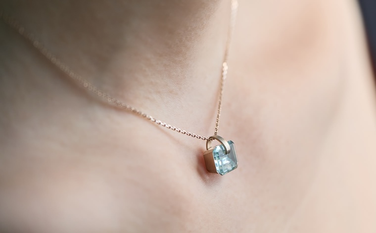 Glacier Aquamarine Necklace