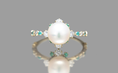 Pearl Snowflake Ring-Supreme