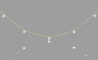 Cinque Diamond Necklace