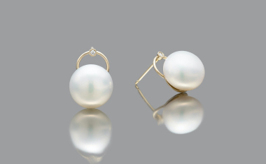 Pearl Handle Earrings