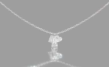 Tassel & Heart Diamond Necklace