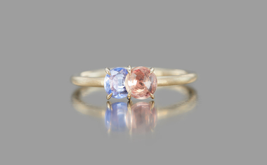 Calyx Ring <br><i>Pink & Purple Sapphire</i>