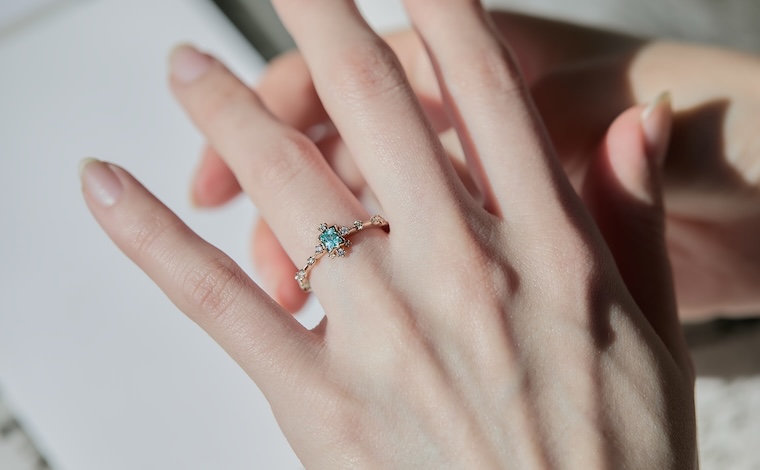 Snowflake Ring Supreme-Paraiba