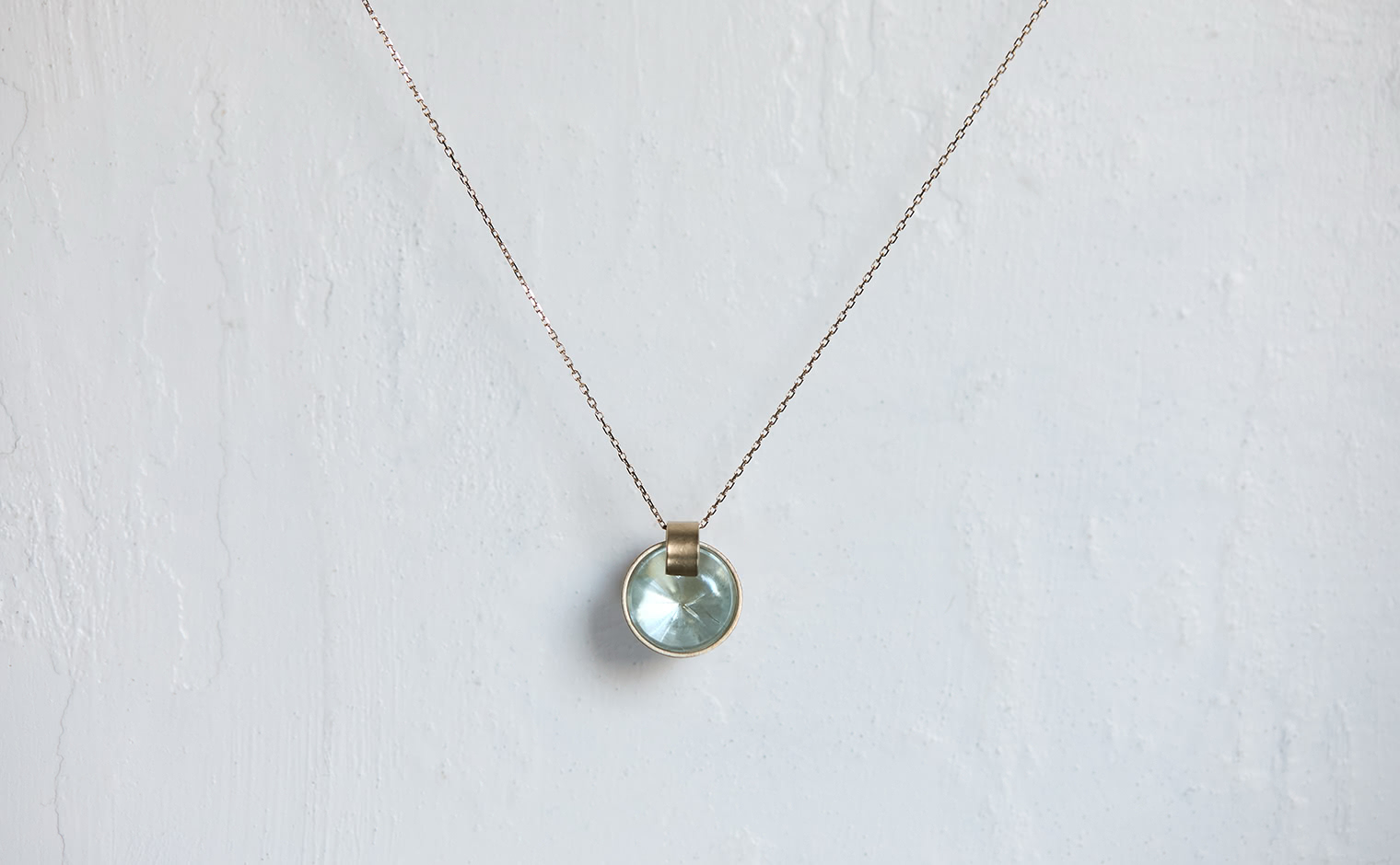 Frostlight Aquamarine Necklace