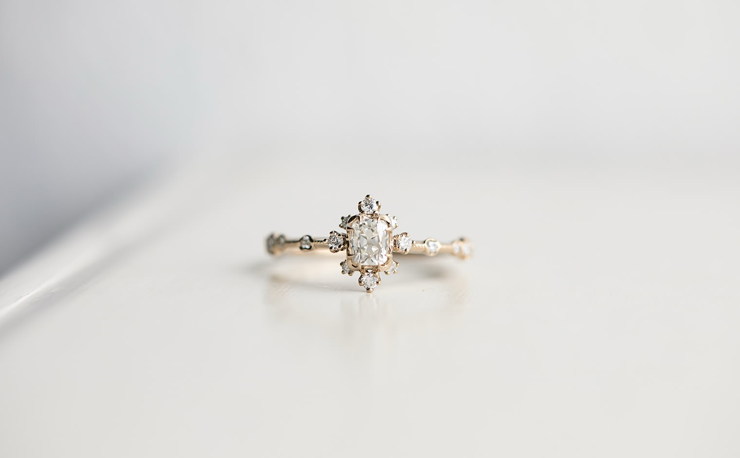 Snowflake Ring Supreme-Old Mine V