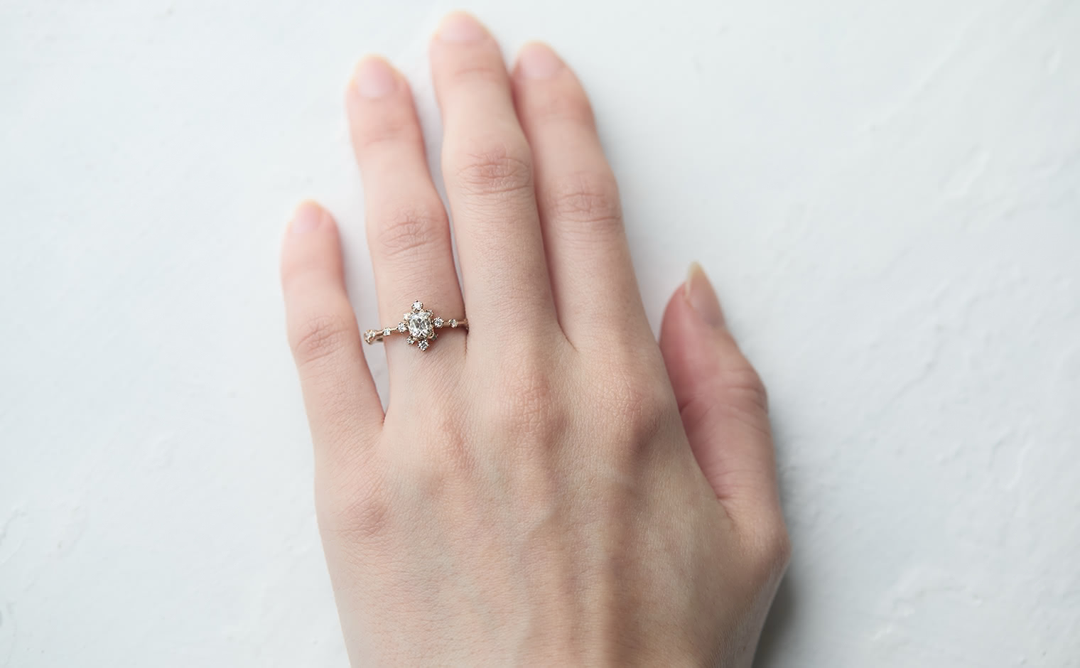 Snowflake Ring Supreme-Old Mine V