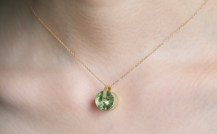 Sage Quartz Necklace